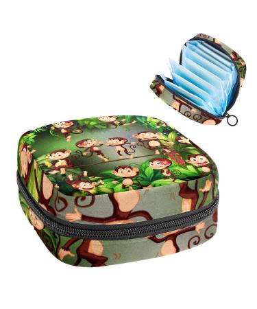 Women's bonds storage pockets still pad owners affair affected period kit pocket feminine product bag for women girls color2