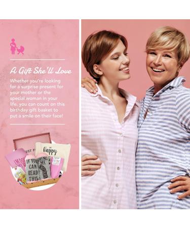 Special Birthday & Mother's Day Gift Box Set for Her | Fancy Notebook Travel Cosmetic Bag Funny Socks Bath Salt - Perfect for Friends - Buy Online on GoSupps.com