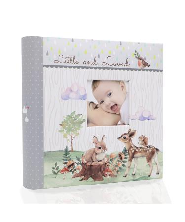 Holoary Baby Photo Album 4 x 6 160 Photos, Newborn Baby Shower Gift, Keepsake Gifts for Baby Boy, Baby Girl and New Parents, Woodland Animals Design - Buy Online on GoSupps.com