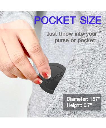ADHYRO Small Pill Case for Purse - 3 Pack Portable Aluminum Pill Box in Black Silver White | Twist On/Off for Vitamins & Fish Oils - Buy Online on GoSupps.com