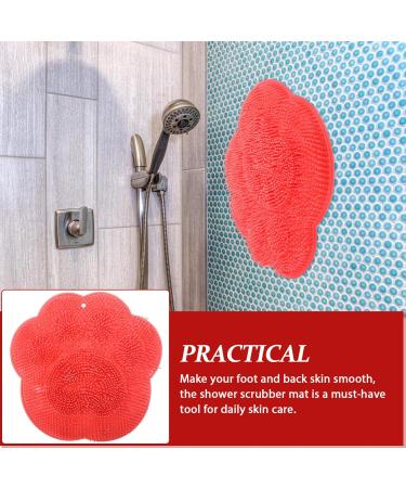 KOMBIUDA Lazy Back Rub Pad Foot Massager Bathroom Non-skid Foot Scrubber Care Cleaning Pad - Buy Online on GoSupps.com
