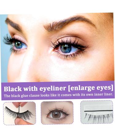 Eyelash Adhesive Strips 2 Sheets Self Adhesive No Glue Apply Strip Lash Glue Lash Adhesive Strips for Fake Eyelashe Gentle and Non-irritating Eyelash Adhesive Strips Replacement - Buy Online on GoSupps.com