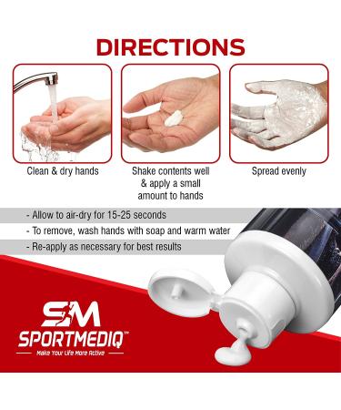 SPORTMEDIQ Pro Grade Liquid Chalk 8.5 Oz - Mess-Free Hand Grip for Gym, Weightlifting, Rock Climbing, Gymnastics - Dries in Seconds - Buy Online on GoSupps.com