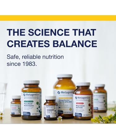 Metagenics OmegaGenics EPA-DHA 1000 mg - High Potency Omega-3 Fish Oil Supplement for Heart Brain & Joint Health* - Sustainably Sourced - 60 Softgels Lemon 60 Count (Pack of 1) - Buy Online on GoSupps.com