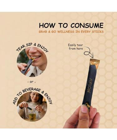 Himalayan Shilajit Honey Sticks with Natural Honey Caramel Flavor 30 Count 75%+ Fulvic Acid 85+ Trace Minerals Easy Single-Use Energy & Immunity Support Shilajit - Caramel - Buy Online on GoSupps.com