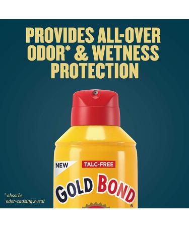 Gold Bond No Mess Talc-Free Body Powder Spray 7 oz. - Classic Scent - Buy Online on GoSupps.com