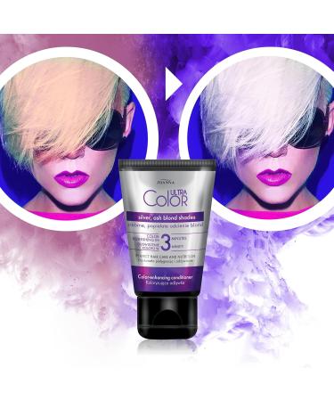 Joanna JOANNA Ultra Color Silver Women's Conditioner - Women's Conditioner - Colour Enhancing Conditioner - Neutralising unwanted yellow - In 3 Minutes - Silver Blonde 100g - Buy Online on GoSupps.com