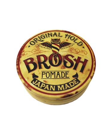 BROSH Original Water-Based Pomade for Men - Extra Firm Hold Medium Gloss Finish - Style and Groom Hair - 1oz Travel Size