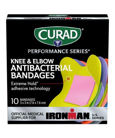 Curad Ironman Antibacterial Bandages - Extreme Hold Adhesive Technology - 10 Count Pack - Buy Online on GoSupps.com