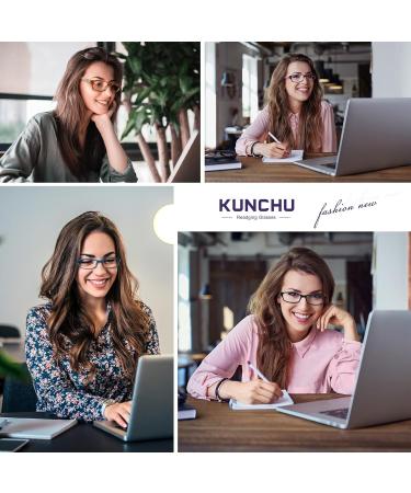 Buy Blue Light Blocking Reading Glasses for Men & Women - Anti Glare Spring Hinge Computer Eyeglasses C_mix 1.5x - Buy Online on GoSupps.com