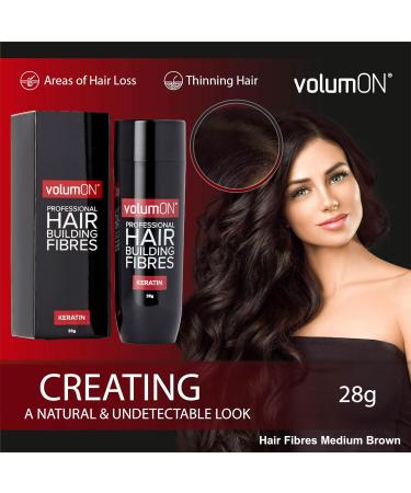 Fibres capillaires la k ratine pour cheveux clairsem s dissimule instantan ment les zones effil es pour des cheveux plus pais Pour homme et femme 28 g plus optimiseur de ligne de - Buy Online on GoSupps.com