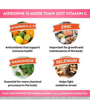 AirBorne Very Berry Immune Support - 30 Effervescent Tablets | Boost Your Immunity! - Buy Online on GoSupps.com