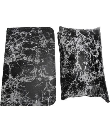 Nail Art Hand Pillow Soft Pu Leather Washable Portable Nail Art Hand Pad Non Slip for Nail Salon for Home Use(black) - Buy Online on GoSupps.com