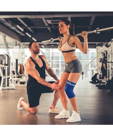 Long Gamma Flossing Bands - 2 Set | Latex Compression Muscle Tapes for Strength Training & Rehab | Improve Mobility & Accelerate Recovery - Blue - Buy Online on GoSupps.com