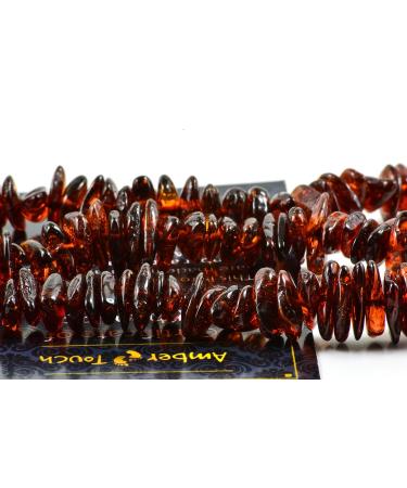 Baltic Amber Necklace for Adults - Pain Relief for Headache, Migraine, Sinus, Arthritis, Carpal Tunnel - 18 Inch (Cognac) - Buy Online on GoSupps.com