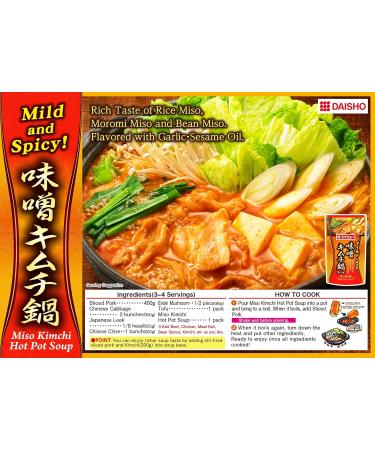 DAISHO Miso Kimchi Hot Pot Soup Base 750g - Buy Online on GoSupps.com