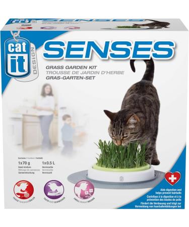 Catit Senses Grass Garden - 1.63 lbs | Natural Cat Grass for Indoor Cats - Buy Online on GoSupps.com