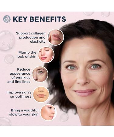 Foxbrim Naturals Peptide Collagen Serum for Face - Anti-Aging Treatment for All Skin Types | Tighten, Brighten, Lift, Hydrate & Plump | Reduce Fine Lines & Wrinkles | 1 Fl Oz - Buy Online on GoSupps.com