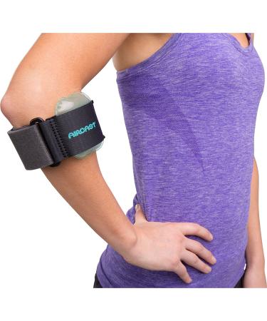 Aircast Pneumatic Armband - Tennis/Golfers Elbow Support Strap | Black - Buy Online on GoSupps.com