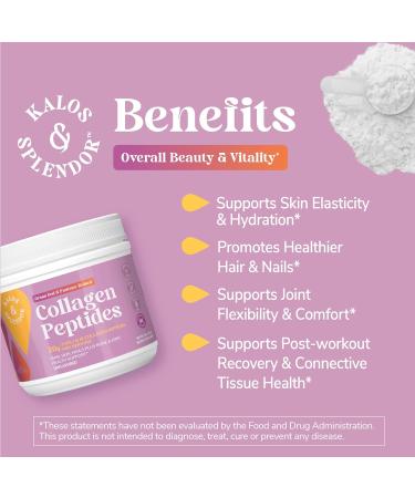 21st Century Kalos & Splendor Hydrolyzed Collagen Peptides, 20g, Unflavored Bovine Collagen Peptide, Type I & III, 18g Protein per Serve, Easily Mixable, Non-GMO, Gluten Free, No Soy or Dairy - Buy Online on GoSupps.com