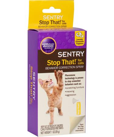 SENTRY Stop That! For Cats 1 oz - Effective Behavior Correction Spray - Buy Online on GoSupps.com
