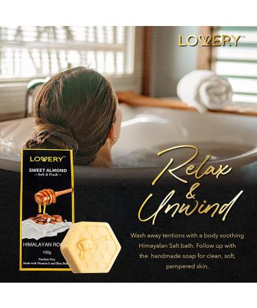 Sweet Almond Beauty & Personal Care Set for Him - Home Spa Bath Pampering Package - Relaxing Stress Relief- Self Care Kit - Perfect Gift for Birthday or Thank You - Mom Approved - Buy Online on GoSupps.com