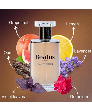 Beatus Paris Haute Faute - Luxury Cologne for Men - Long-Lasting Men's Cologne with Grapefruit Lavendar Leather and Oud - 3.4 oz Haute Futaie - Buy Online on GoSupps.com