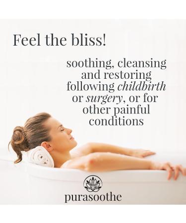 Sitz Bath Salt for Hemorrhoid and Postpartum Care - Organic USA Made Soak with Dead Sea Salt, Epsom Salt, Witch Hazel & Essential Oils - 32oz - Buy Online on GoSupps.com