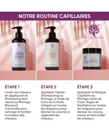 Organic Anti-Yellowing Shampoo | New 3X more effective formula | Toning for blonde bleached or white hair - Natural 99.5% without SLS or ASL - With Moringa Mallow and Chamomile - 250 ml - Buy Online on GoSupps.com