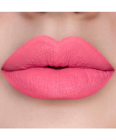 ella+mila Lewd but Prude Velvet Matte Liquid Lipstick - Moisturizing Pink Matte Lipstick with Vitamin E - Lightweight Non-Sticky Long Lasting - Cruelty-Free & Vegan (4ml) | International Shipping - Buy Online on GoSupps.com