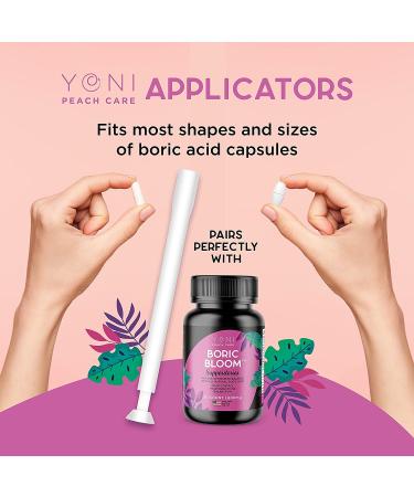 Disposable Vaginal Suppositories Applicators (15 Pack) - Fits Standard Capsules & Tablets - Comfortable Soft Tip - Individually Wrapped - 15 Count - Buy Online on GoSupps.com