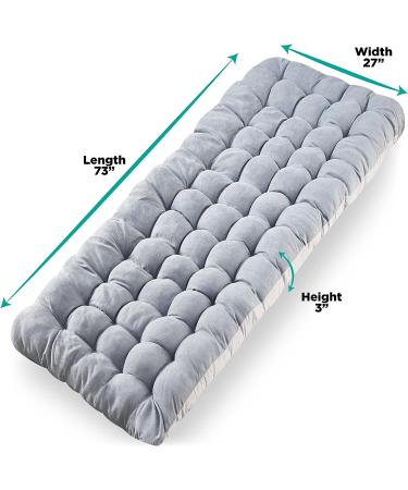 Zone Tech Outdoor Camping Cot Pads Mattress - Classic Gray Premium Quality Comfortable Thicker Cotton Sleeping Cot Lightweight Waterproof Bottom Pad Mattress for Adult  Kid 1-pack - Buy Online on GoSupps.com