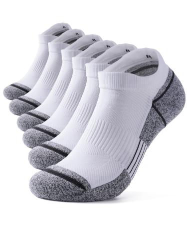 Tanstc Coolmax sneaker socks men breathable hiking socks running socks 43-46 39-42 35-38 47-50 outdoor trekking socks sports socks short 1/3 pair anti-bubbles upholstery 43-46 white