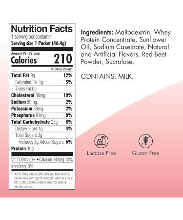 Medtrition Renament Raspberry Cr me Protein Powder Shake 1.64 oz 60 Pack - Buy Online on GoSupps.com