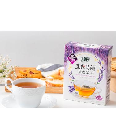15PM Premium Lavender Taiwanese Oolong Tea - 18 Tea Bags | Authentic Leaves Cut for Rich Flavor - Buy Online on GoSupps.com