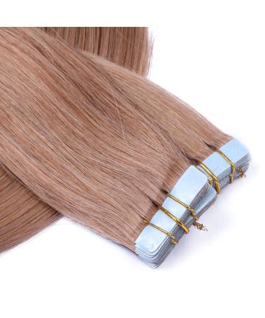 Tape In Hair Extensions #27 Honey Blond 70cm 100% Remy Real Hair 30 Bricks Each 4cm Wide Adhesive Tape Brothy Hair Extensions - Buy Online on GoSupps.com