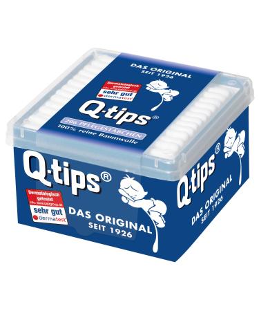 Q-tips care sticks cube box pack of 12 (12 x 206 pieces)