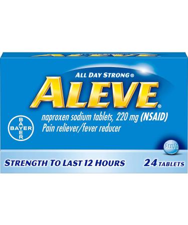 Aleve Caplets 24-Count x 2 - Fast Pain Relief Tablets - Buy Online on GoSupps.com