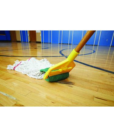 Rubbermaid Commercial Wooden Wet Mop Holder Handle Stick 60 Inch - Industrial Grade Heavy Duty Floor Cleaning (FGH116000000) - Buy Online on GoSupps.com