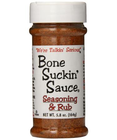 Bone Suckin' Sauce Bone Suckin' Original Seasoning and Rub, 5.8 Ounce 5.8 Ounce (Pack of 1)