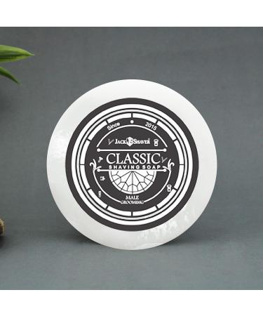 Jack Shaver Shaving Soap Natural Shaving Soap for Men 100% Handmade Organic Soap for Rich Lather Traditional Shaving Soap 65 g Refill Vegan Soap - Buy Online on GoSupps.com