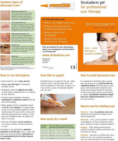 Stratpharma Strataderm Gel 10gr - Advanced Scar Therapy Treatment - Buy Online on GoSupps.com