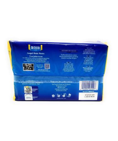 De Cecco Semolina Pasta  Angel Hair Nests No. 209  8.8 Ounce (Pack of 5) - Buy Online on GoSupps.com