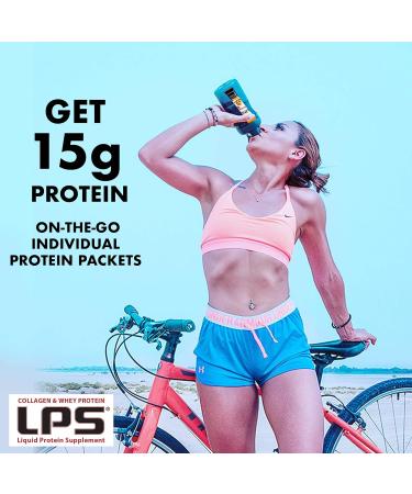Nutritional Designs LPS Liquid Collagen & Whey Protein Supplement - Non-GMO Drink Sugar-Free - Promotes Healthy Skin & Hair for Men & Women Watermelon Single Serve (100 Packets) - Buy Online on GoSupps.com