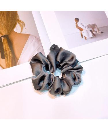 6-Piece Satin Silk Hair Scrunchies Set - Big Hair Ties Ponytail Holders, No Damage - Buy Online on GoSupps.com