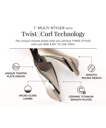 Remington Pro 1 Multi-Styler with Twist & Curl Technology - Color Care Protection - Champagne - S16A11 (S16A10) - Buy Online on GoSupps.com