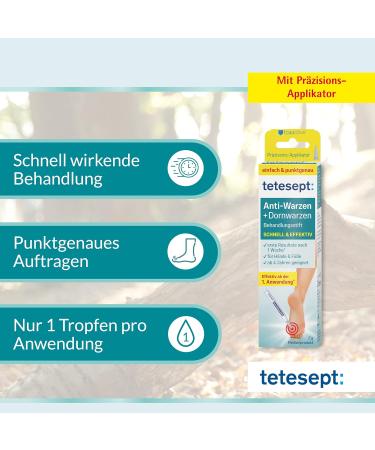 Tetesept Anti-Warts Treatment Pen - Fast & Effective Wart Removal for Hands & Feet - 2g - Buy Online on GoSupps.com
