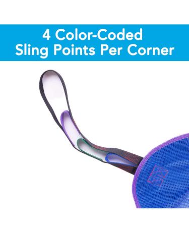ProBasics Full Body Patient Lift Sling - 450 lbs Capacity | Four Point Mesh Sling - Buy Online on GoSupps.com