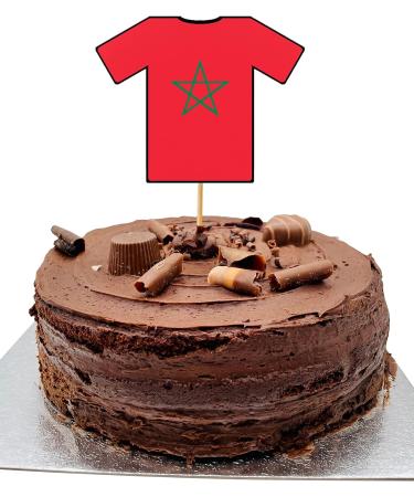 Morocco Football Party Food & Cupcakes Picks Decorations Toppers World Cup 2022 (pack of 14) - Buy Online on GoSupps.com