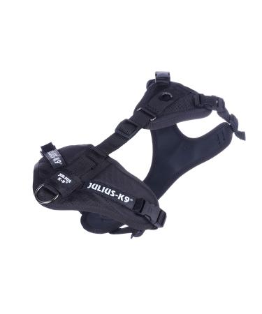 Julius-K9 19MTR-S-AMZ Mantrailing & Outdoor Dog Harness Size: S Black S Black